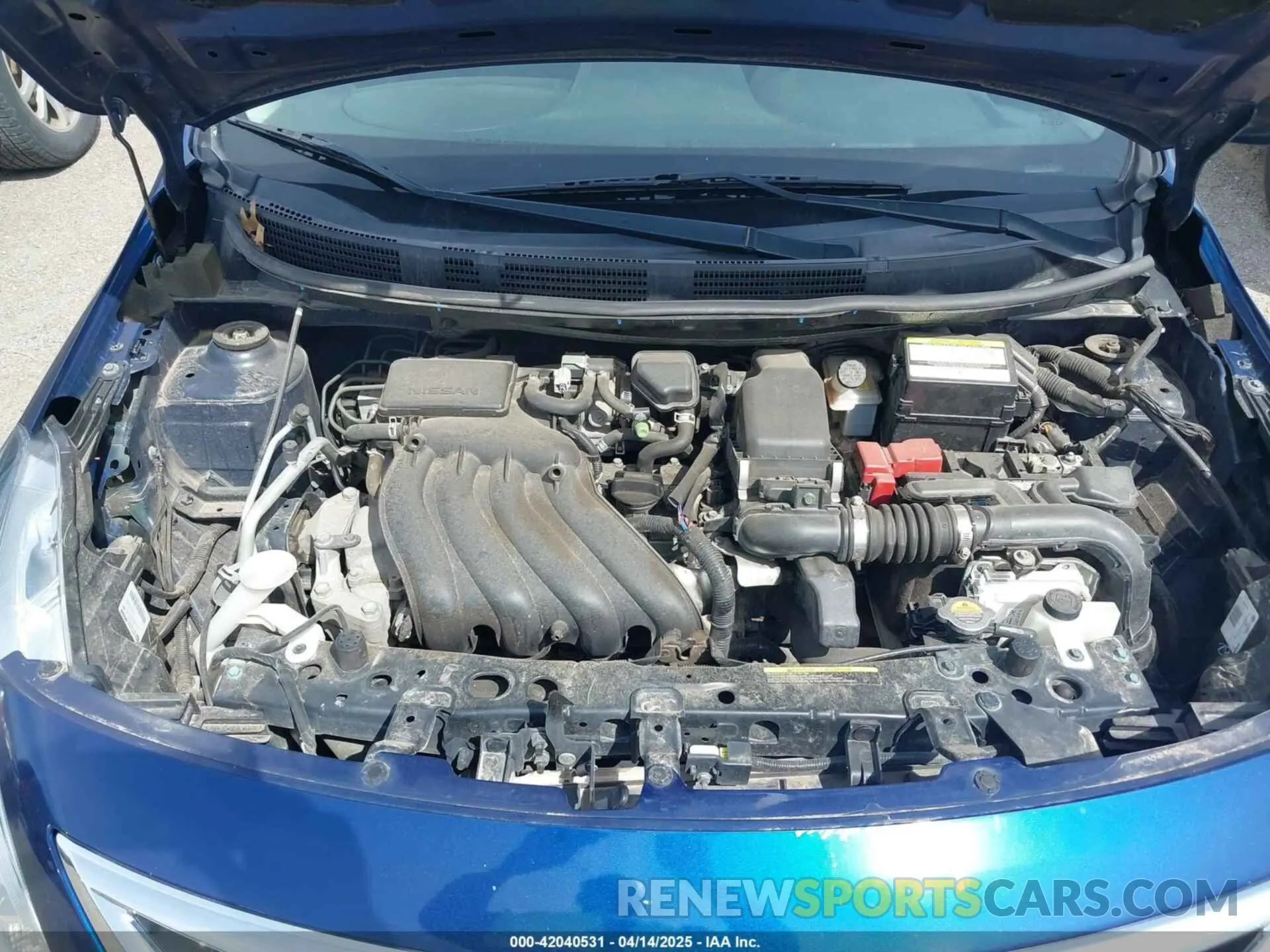 10 Фотография поврежденного автомобиля 3N1CN7AP4KL842013 NISSAN VERSA 2019