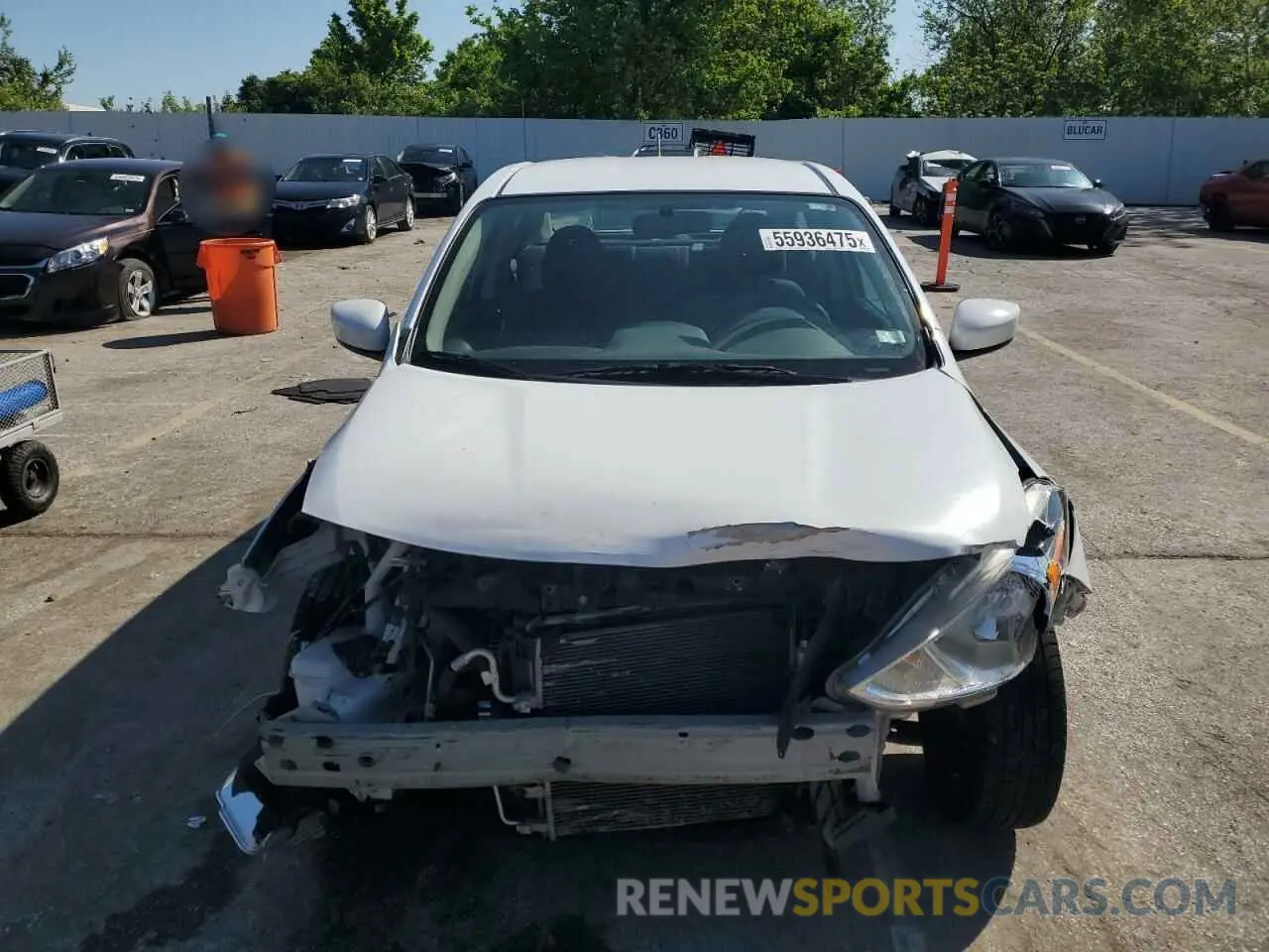 5 Photograph of a damaged car 3N1CN7AP4KL842710 NISSAN VERSA 2019