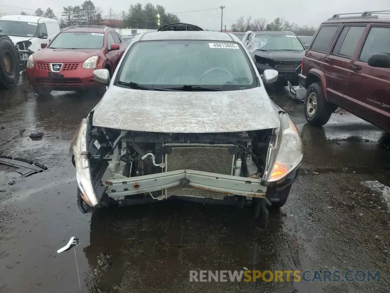 5 Фотография поврежденного автомобиля 3N1CN7AP4KL845428 NISSAN VERSA 2019
