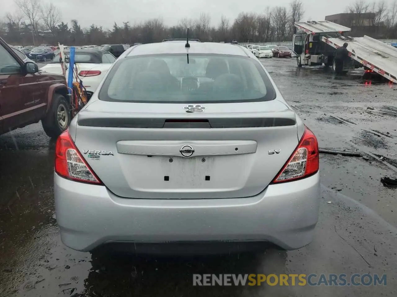 6 Фотография поврежденного автомобиля 3N1CN7AP4KL845428 NISSAN VERSA 2019