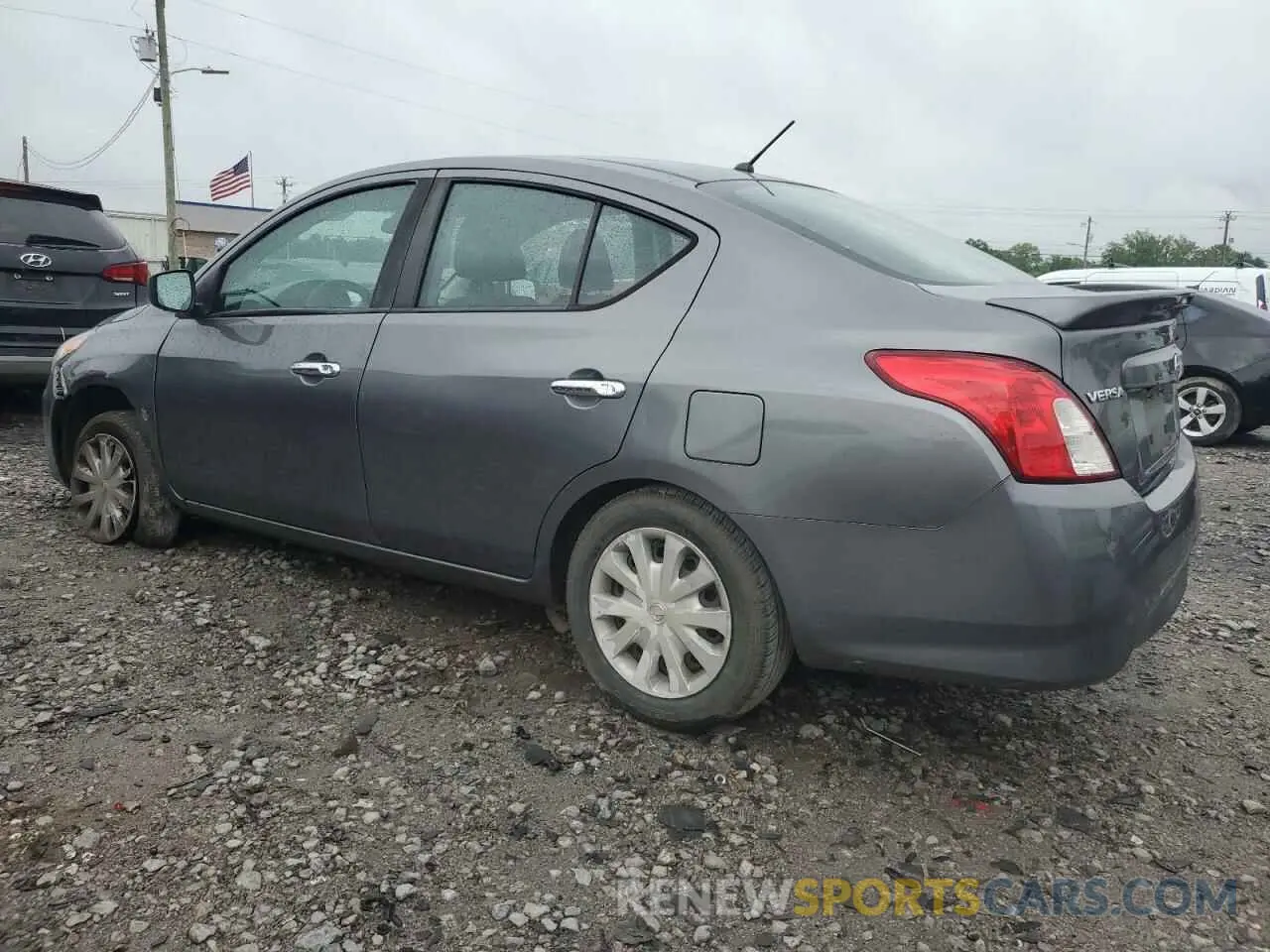 2 Photograph of a damaged car 3N1CN7AP4KL847566 NISSAN VERSA 2019