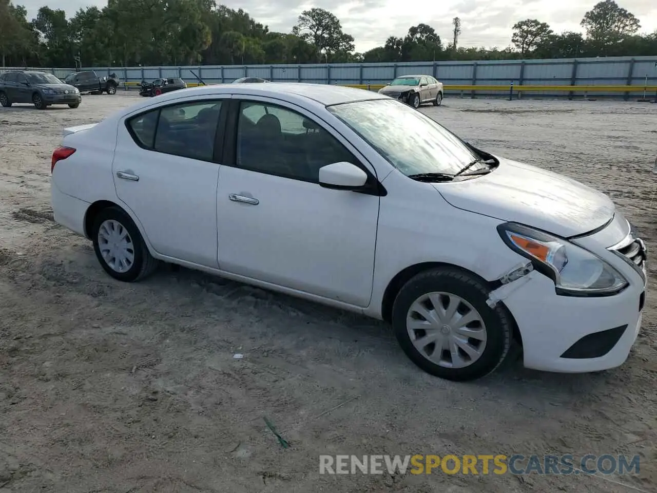 4 Photograph of a damaged car 3N1CN7AP4KL850953 NISSAN VERSA 2019