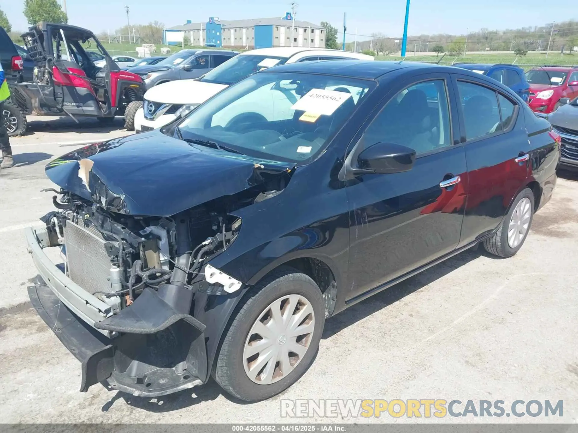 2 Фотография поврежденного автомобиля 3N1CN7AP4KL858339 NISSAN VERSA 2019