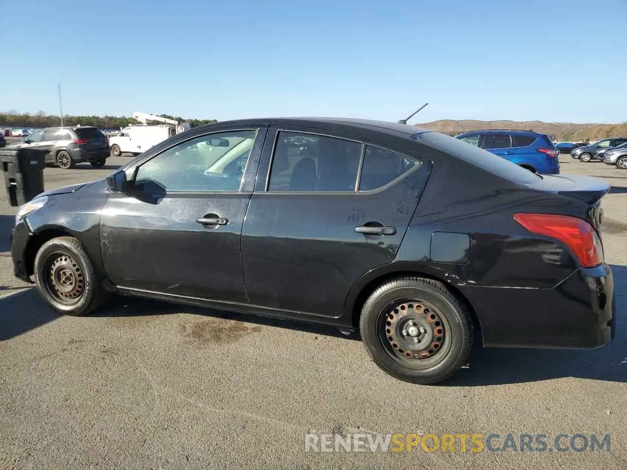 2 Photograph of a damaged car 3N1CN7AP5KL800790 NISSAN VERSA 2019