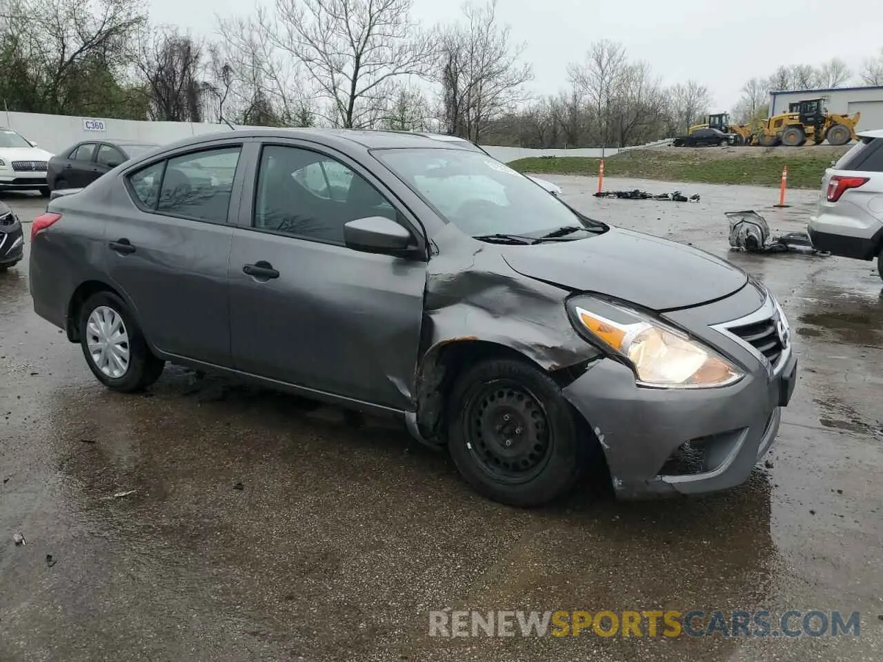 4 Photograph of a damaged car 3N1CN7AP5KL809330 NISSAN VERSA 2019