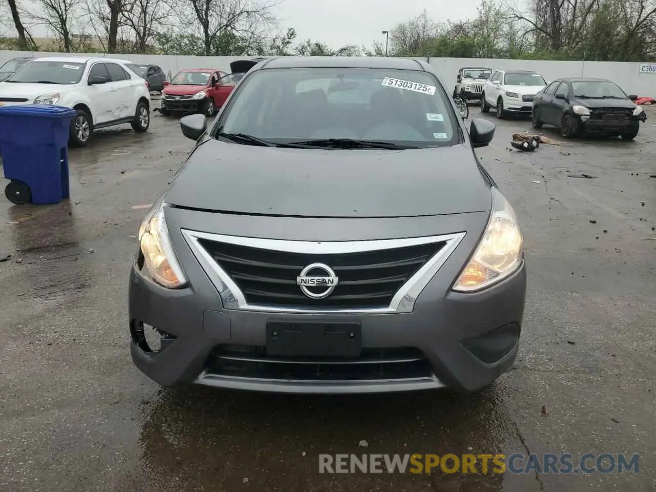 5 Photograph of a damaged car 3N1CN7AP5KL809330 NISSAN VERSA 2019