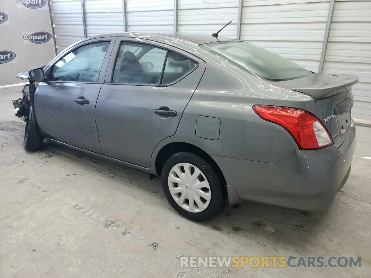 2 Photograph of a damaged car 3N1CN7AP5KL818254 NISSAN VERSA 2019