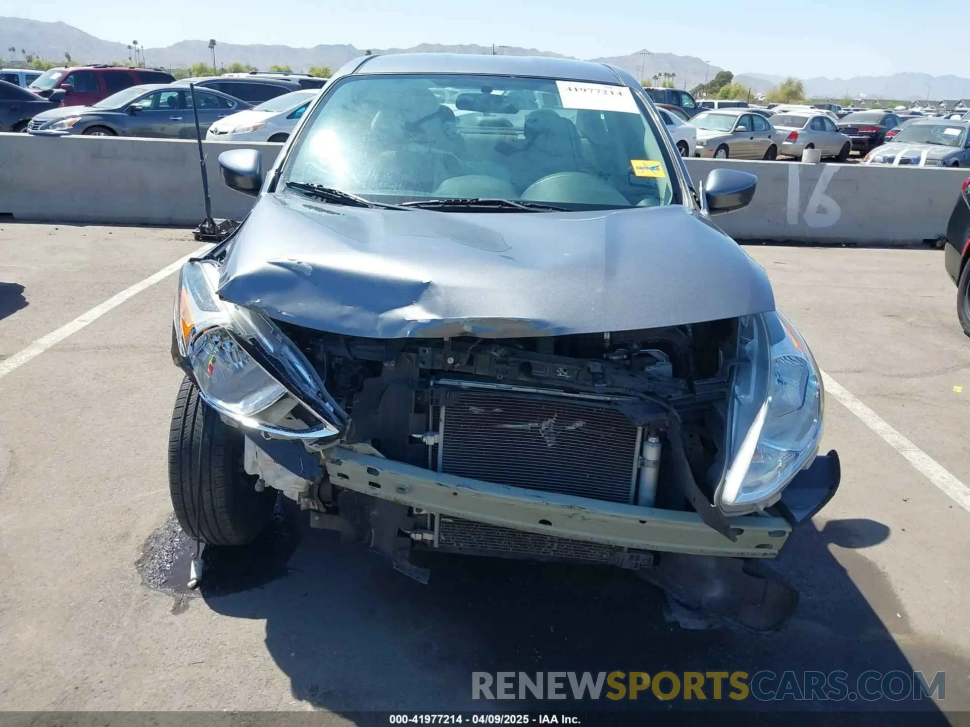 6 Photograph of a damaged car 3N1CN7AP5KL827228 NISSAN VERSA 2019