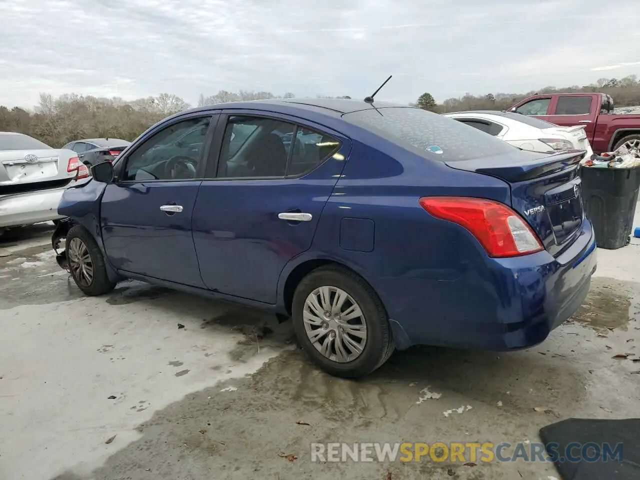 2 Photograph of a damaged car 3N1CN7AP5KL838908 NISSAN VERSA 2019