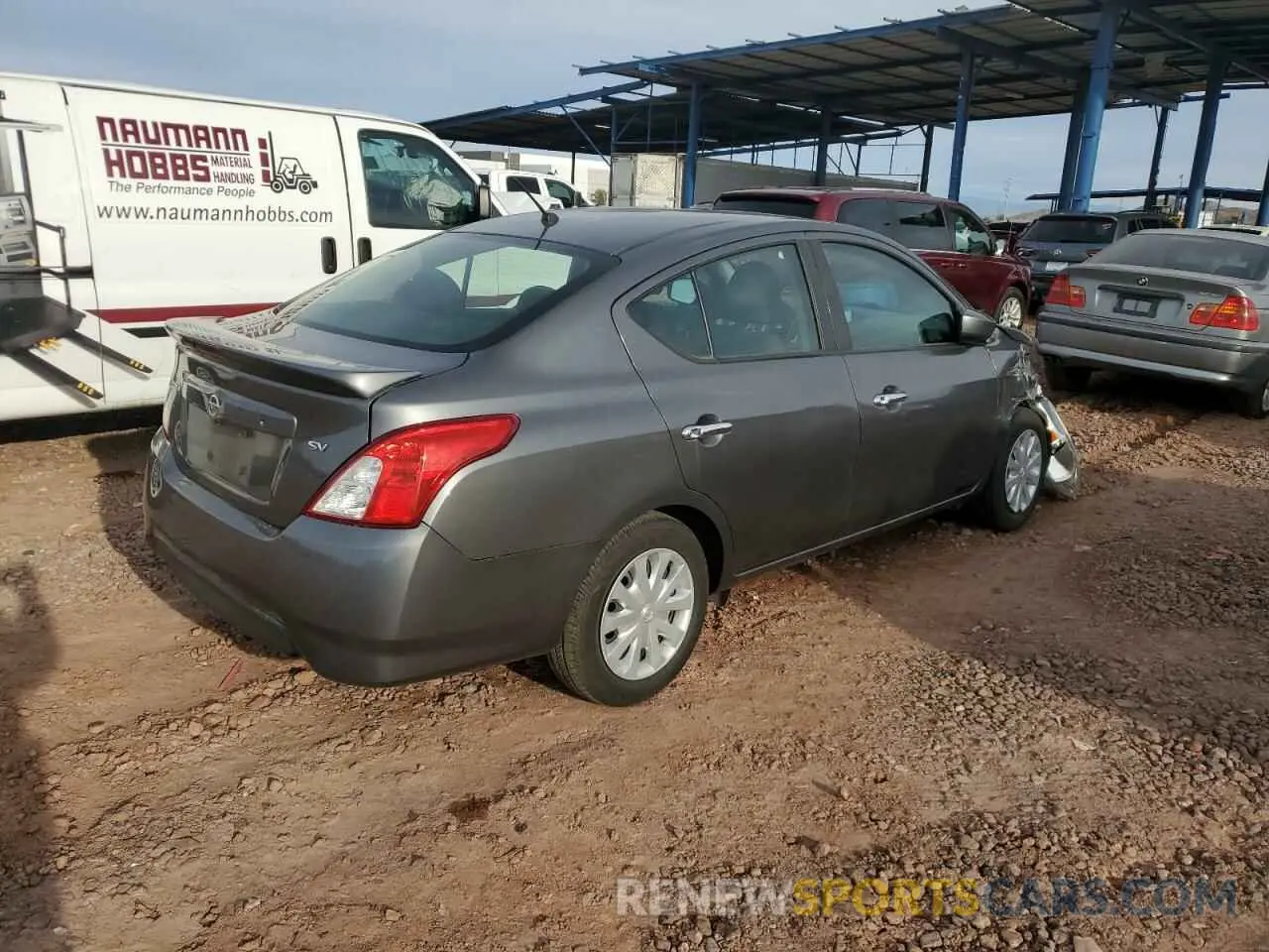 3 Фотография поврежденного автомобиля 3N1CN7AP5KL842134 NISSAN VERSA 2019