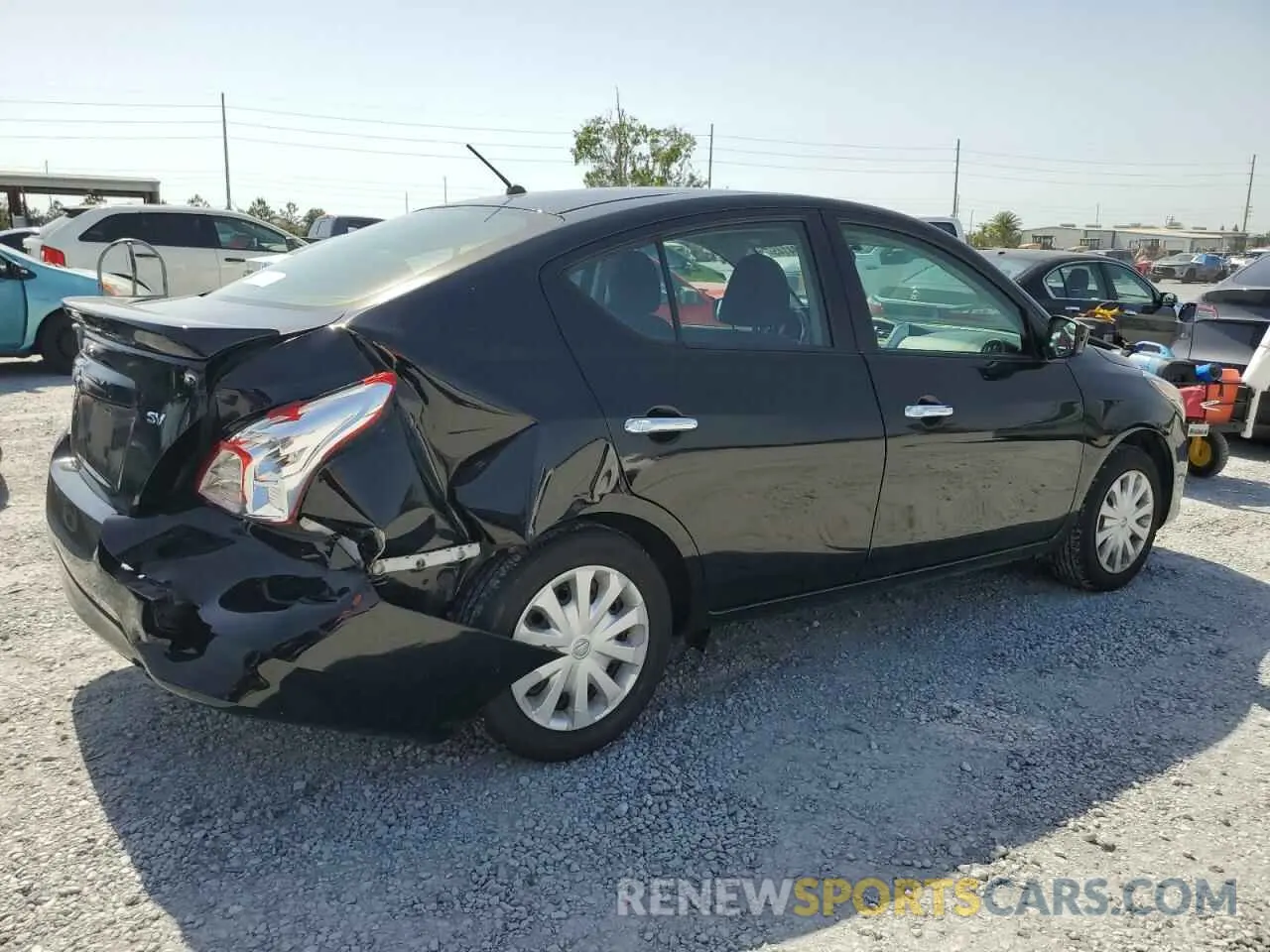 3 Photograph of a damaged car 3N1CN7AP5KL844188 NISSAN VERSA 2019