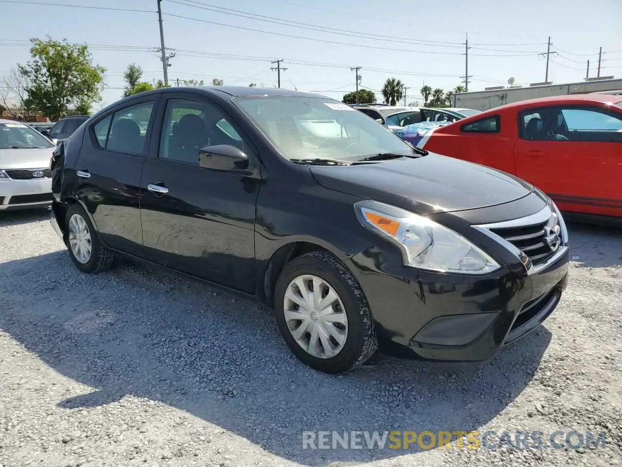 4 Photograph of a damaged car 3N1CN7AP5KL844188 NISSAN VERSA 2019