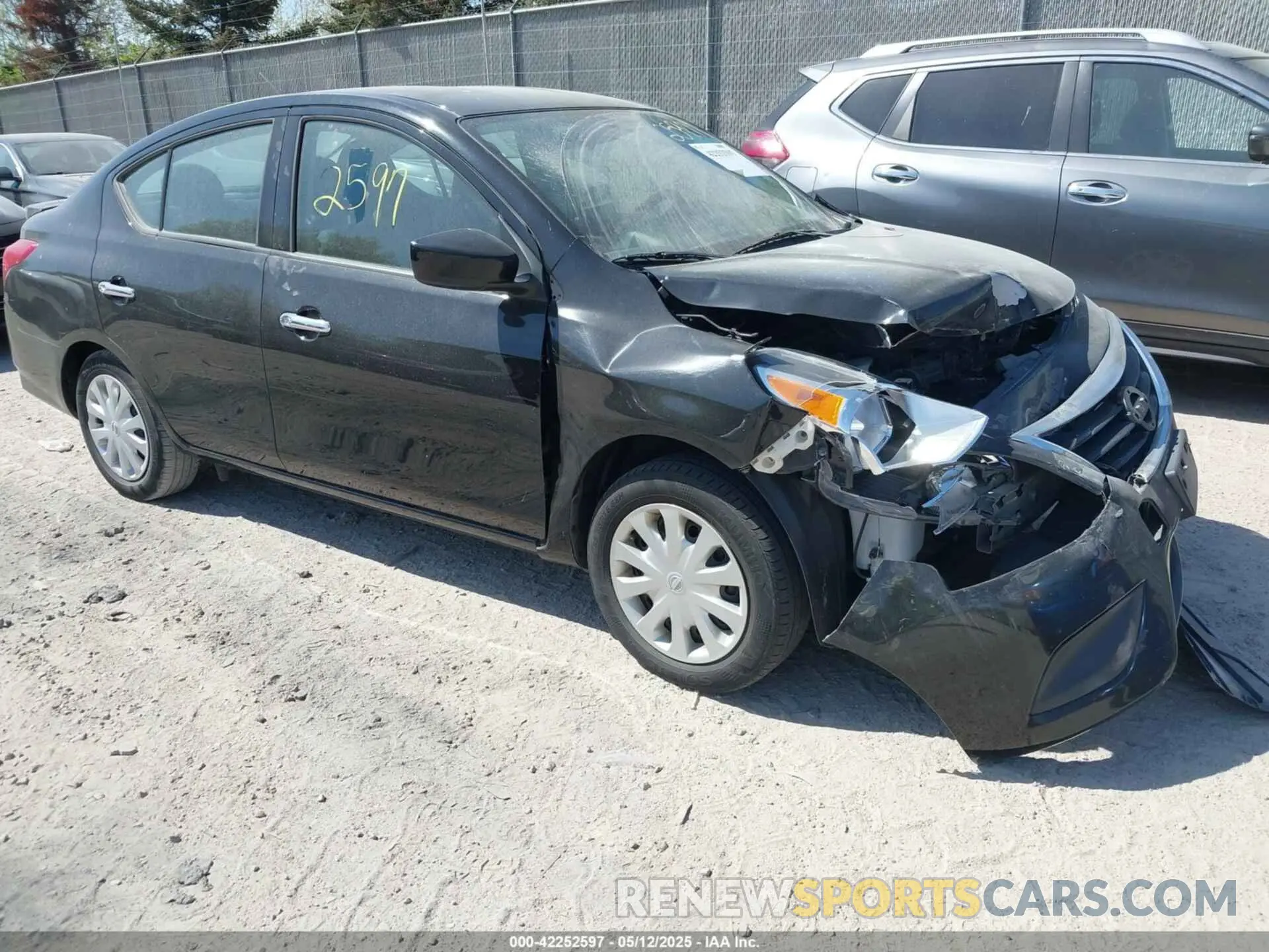 1 Photograph of a damaged car 3N1CN7AP5KL849312 NISSAN VERSA 2019