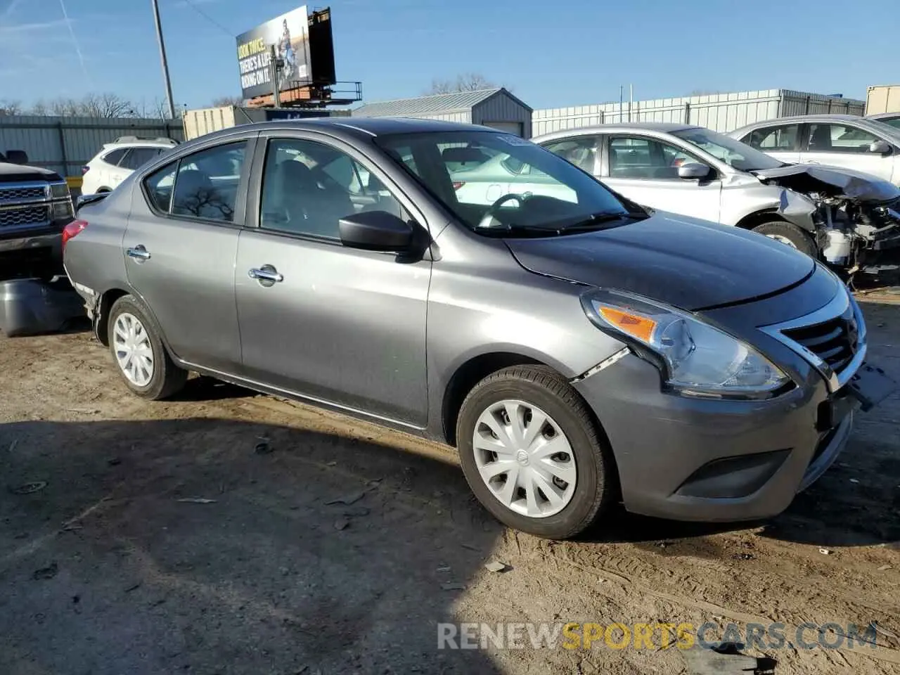 4 Photograph of a damaged car 3N1CN7AP5KL867051 NISSAN VERSA 2019