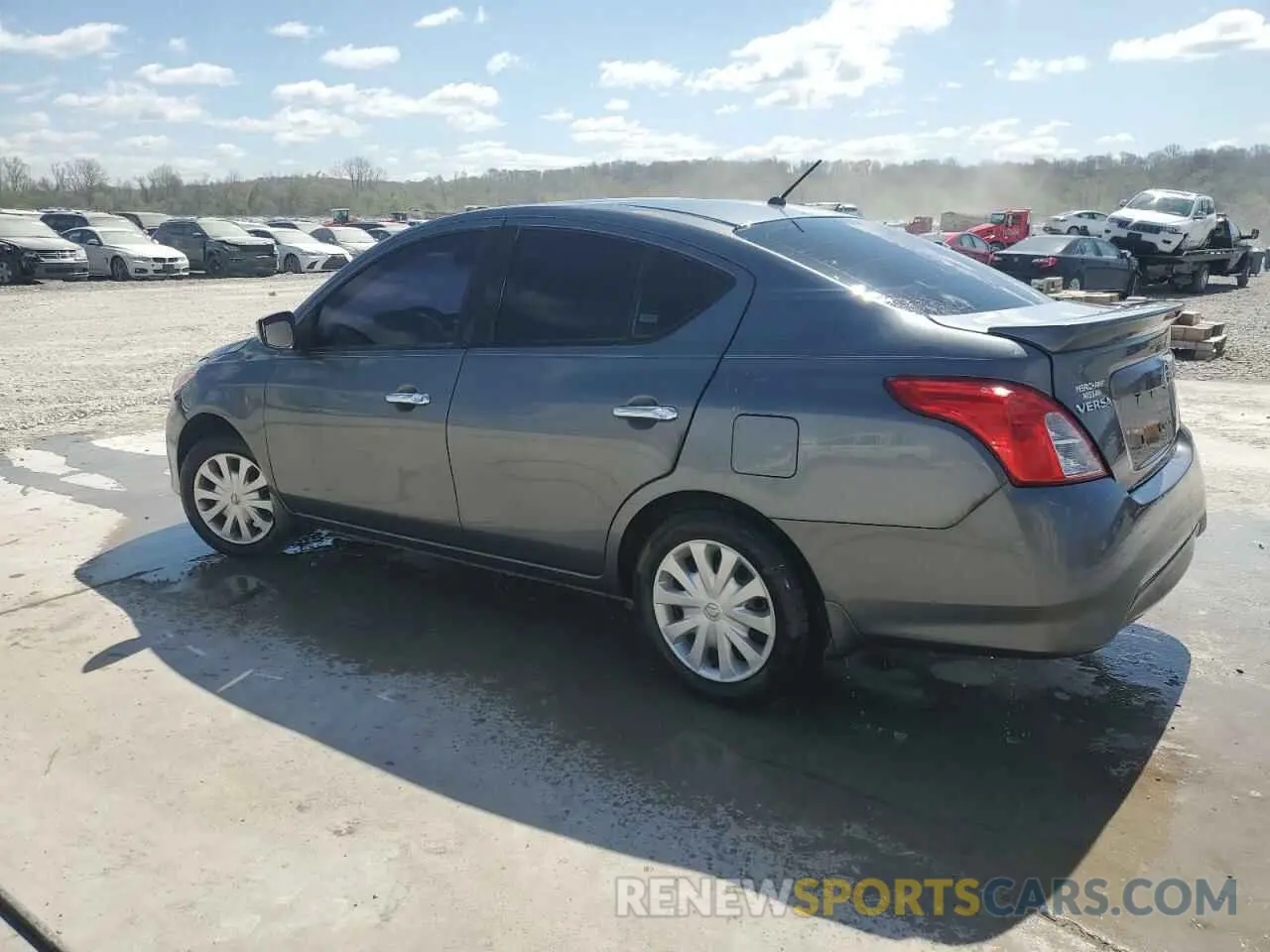 2 Photograph of a damaged car 3N1CN7AP5KL875358 NISSAN VERSA 2019