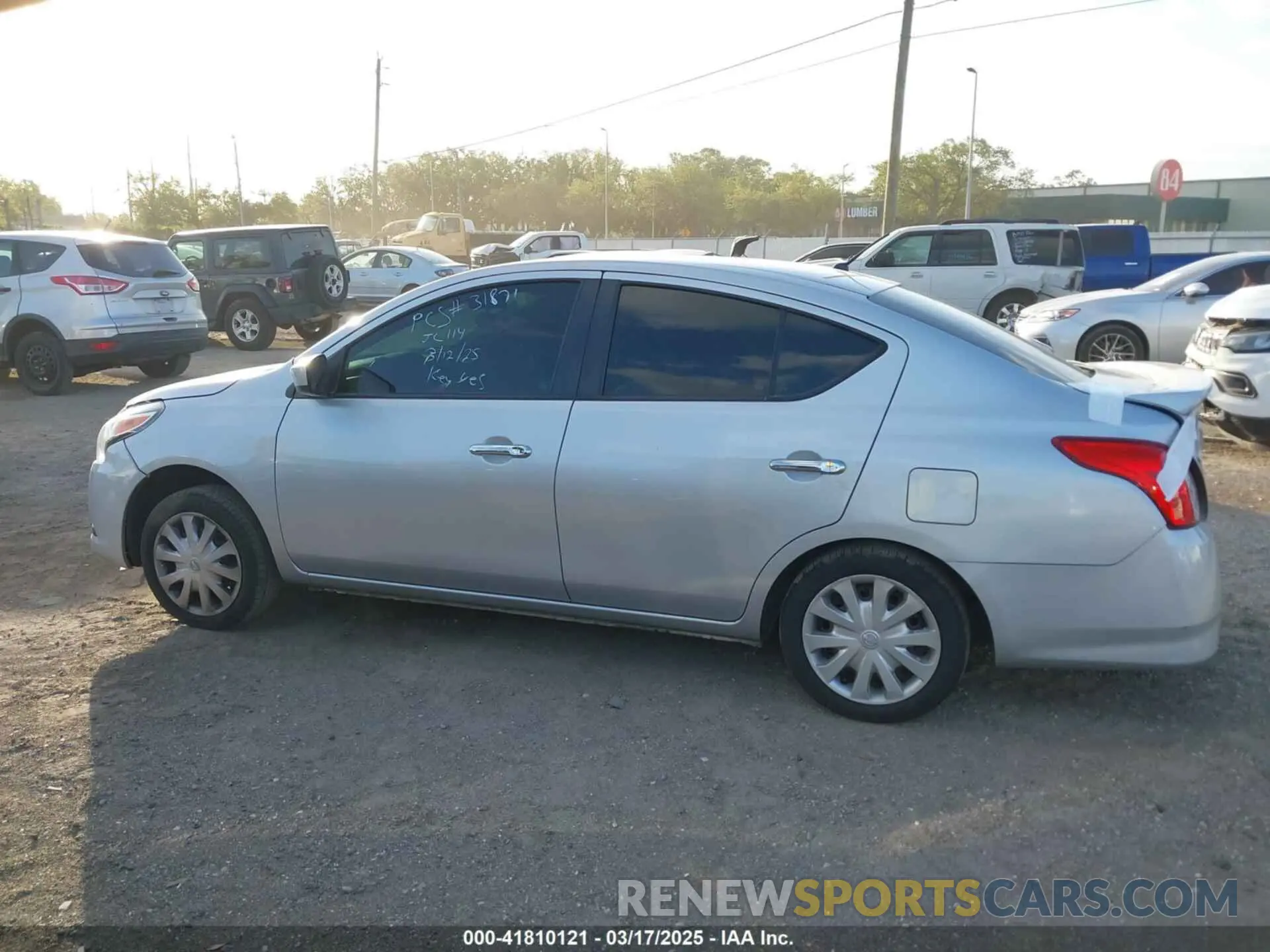14 Photograph of a damaged car 3N1CN7AP6KL825438 NISSAN VERSA 2019