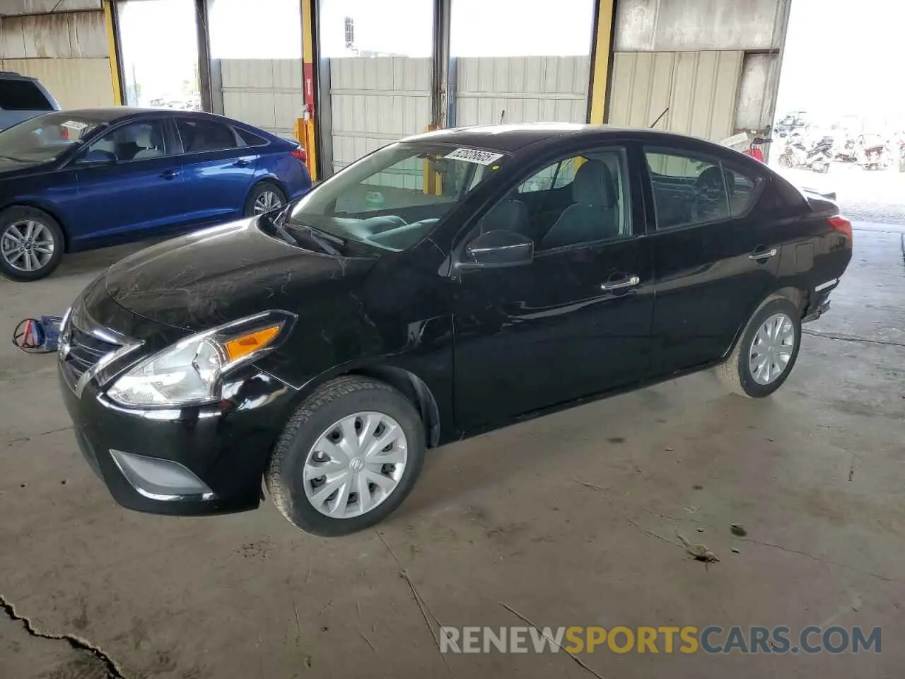1 Photograph of a damaged car 3N1CN7AP6KL844443 NISSAN VERSA 2019