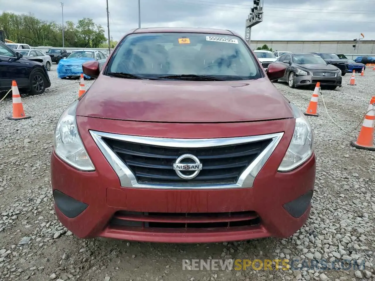 5 Фотография поврежденного автомобиля 3N1CN7AP6KL851246 NISSAN VERSA 2019