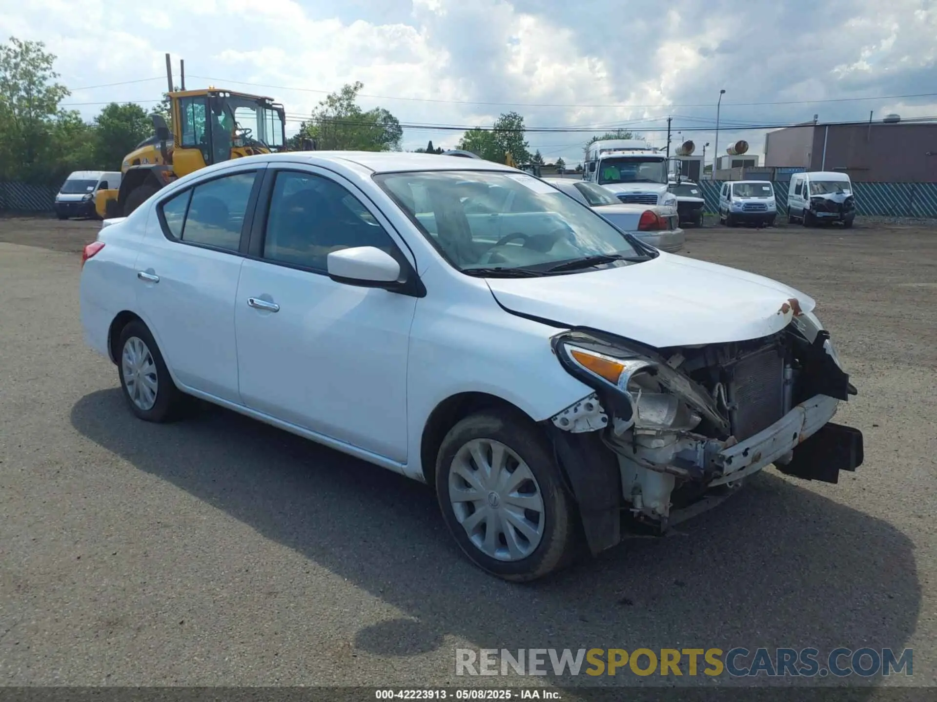 1 Photograph of a damaged car 3N1CN7AP6KL859220 NISSAN VERSA 2019