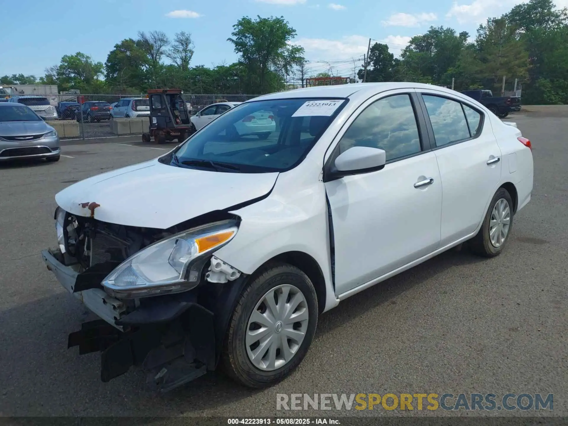 2 Photograph of a damaged car 3N1CN7AP6KL859220 NISSAN VERSA 2019