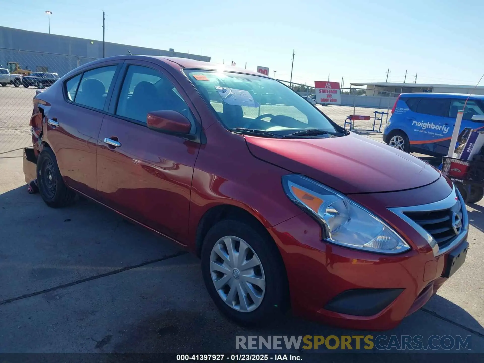 1 Фотография поврежденного автомобиля 3N1CN7AP6KL861338 NISSAN VERSA 2019