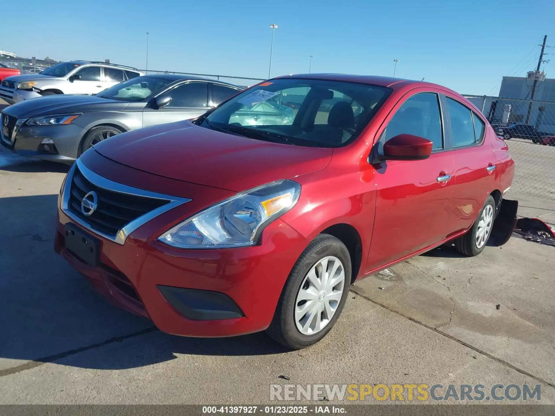 2 Фотография поврежденного автомобиля 3N1CN7AP6KL861338 NISSAN VERSA 2019