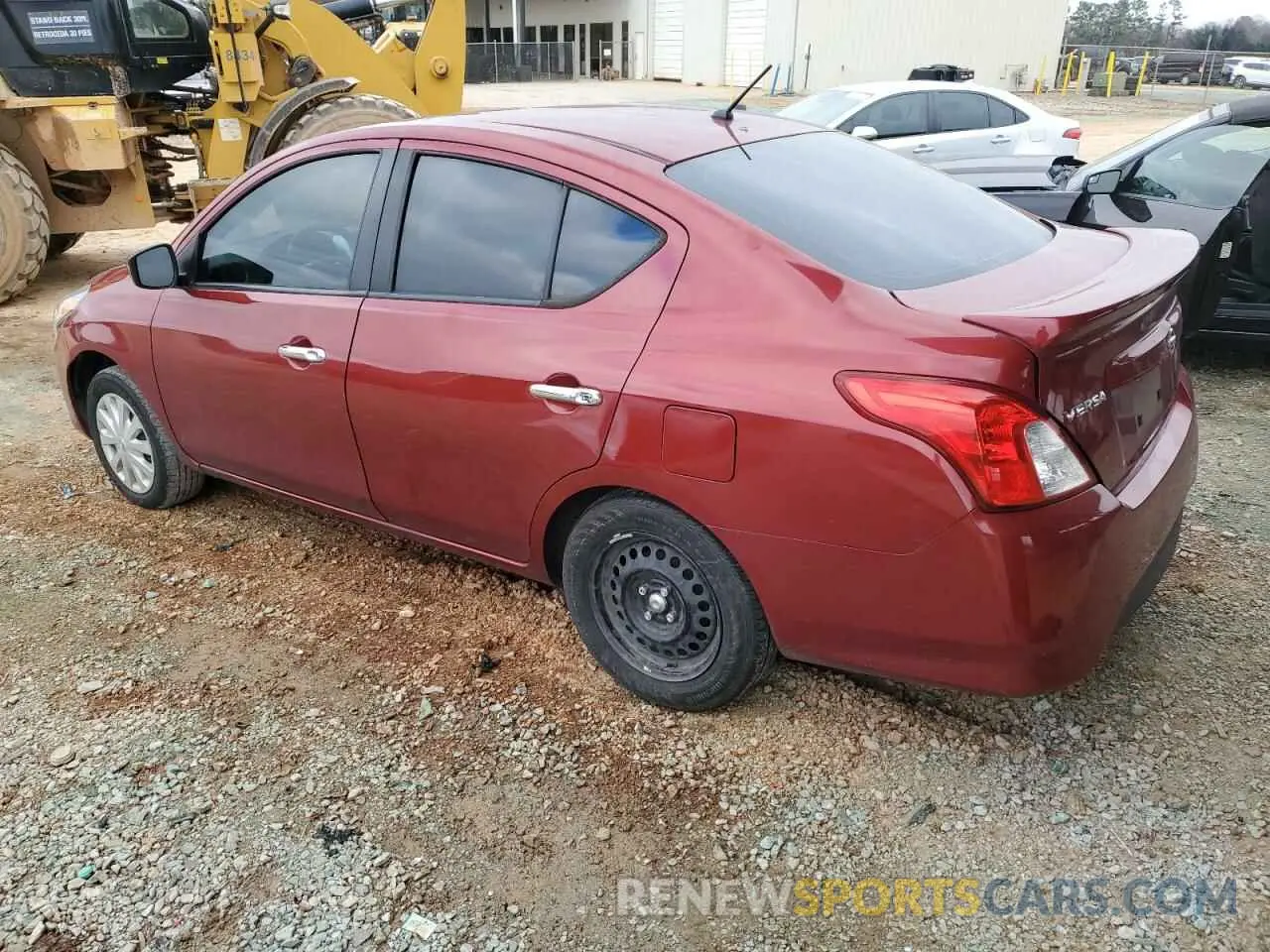 2 Photograph of a damaged car 3N1CN7AP6KL870413 NISSAN VERSA 2019