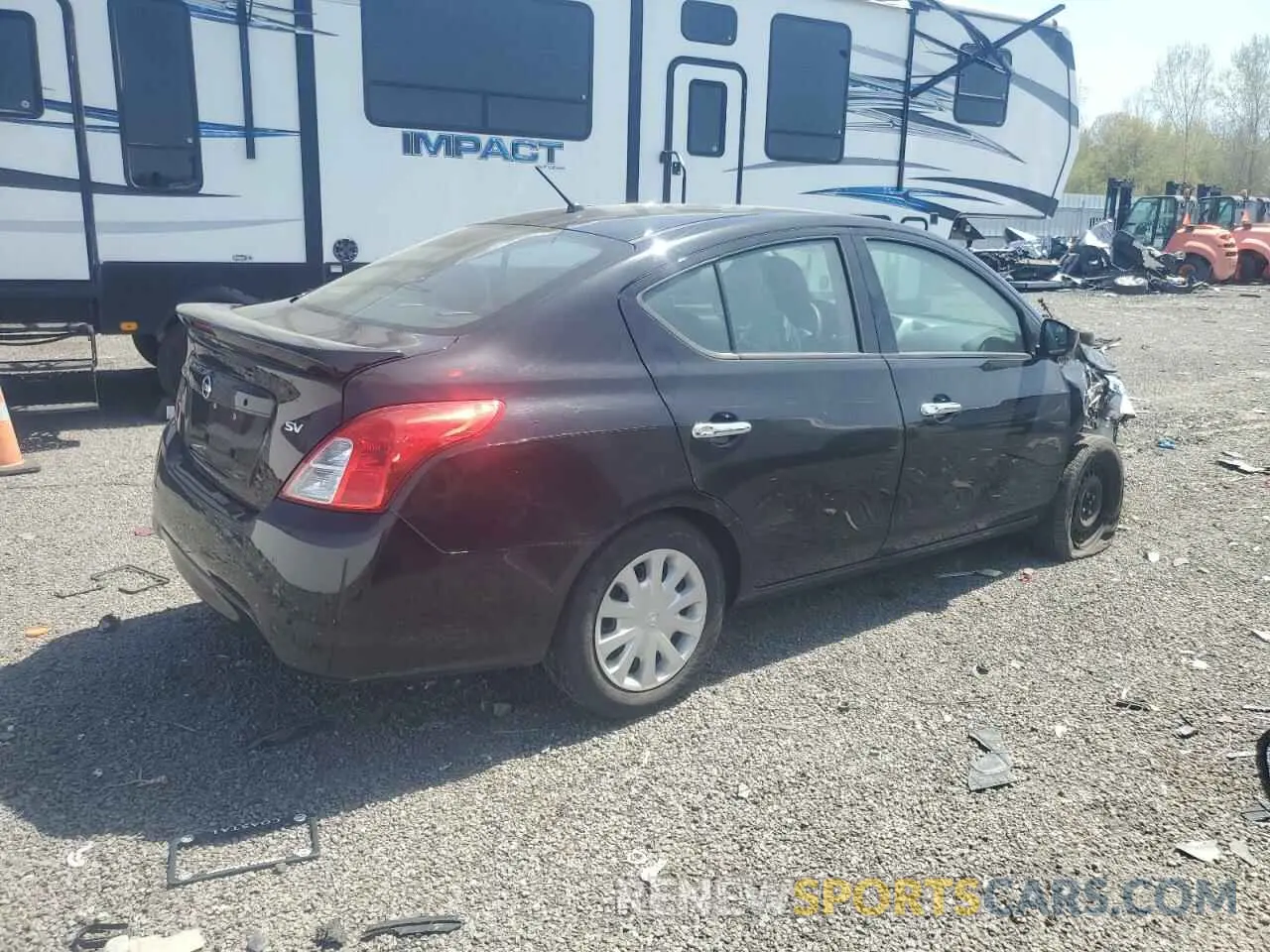 3 Photograph of a damaged car 3N1CN7AP7KL804324 NISSAN VERSA 2019