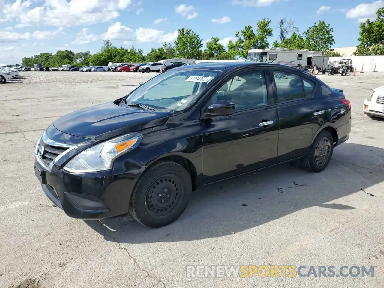 1 Photograph of a damaged car 3N1CN7AP7KL814853 NISSAN VERSA 2019
