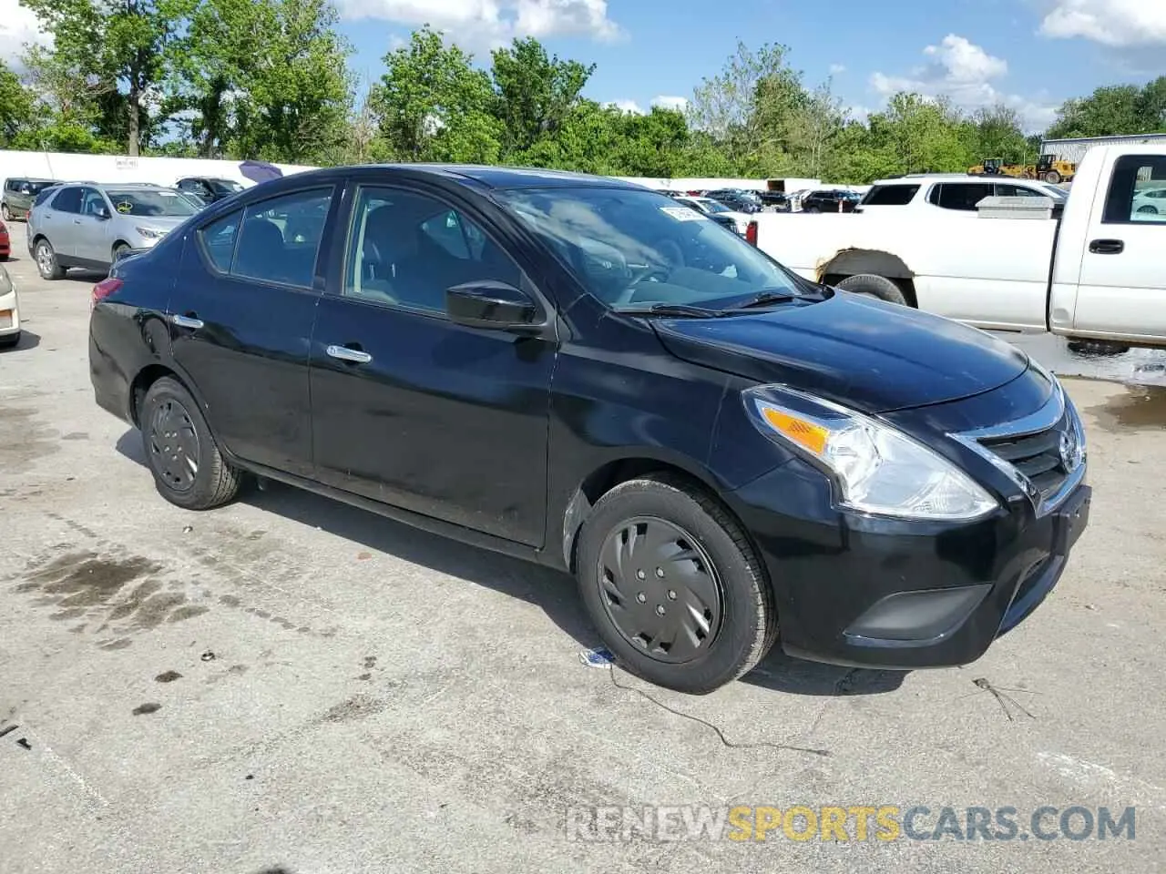 4 Photograph of a damaged car 3N1CN7AP7KL814853 NISSAN VERSA 2019