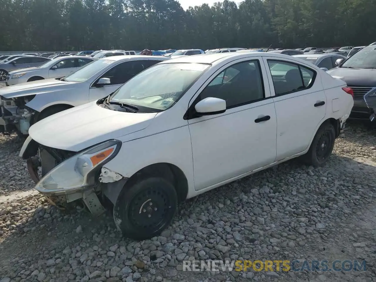1 Photograph of a damaged car 3N1CN7AP7KL816893 NISSAN VERSA 2019