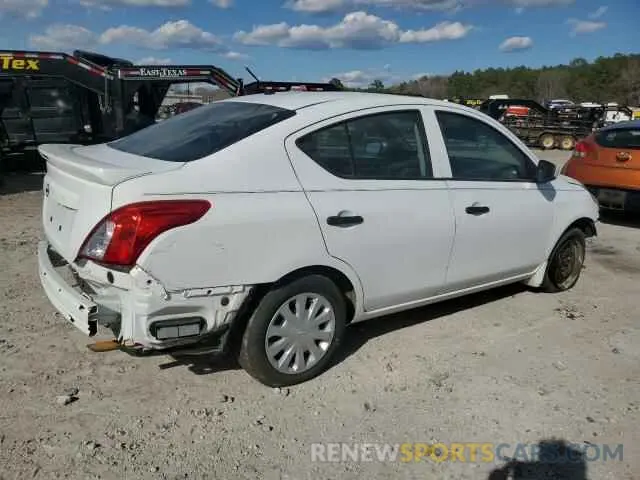 3 Photograph of a damaged car 3N1CN7AP7KL816893 NISSAN VERSA 2019