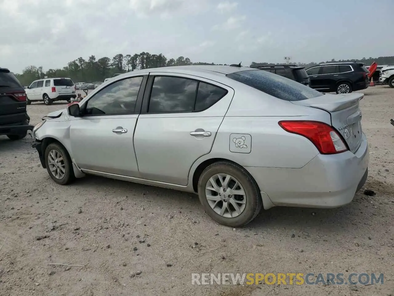 2 Photograph of a damaged car 3N1CN7AP7KL819275 NISSAN VERSA 2019