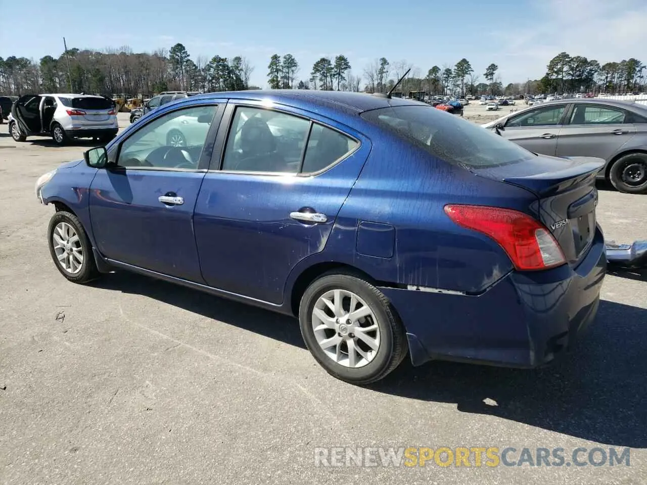 2 Photograph of a damaged car 3N1CN7AP7KL826128 NISSAN VERSA 2019