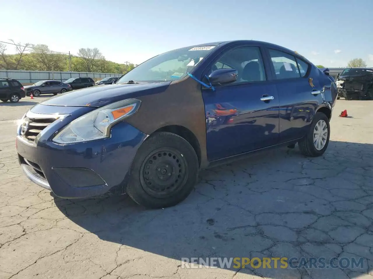 1 Фотография поврежденного автомобиля 3N1CN7AP7KL843835 NISSAN VERSA 2019