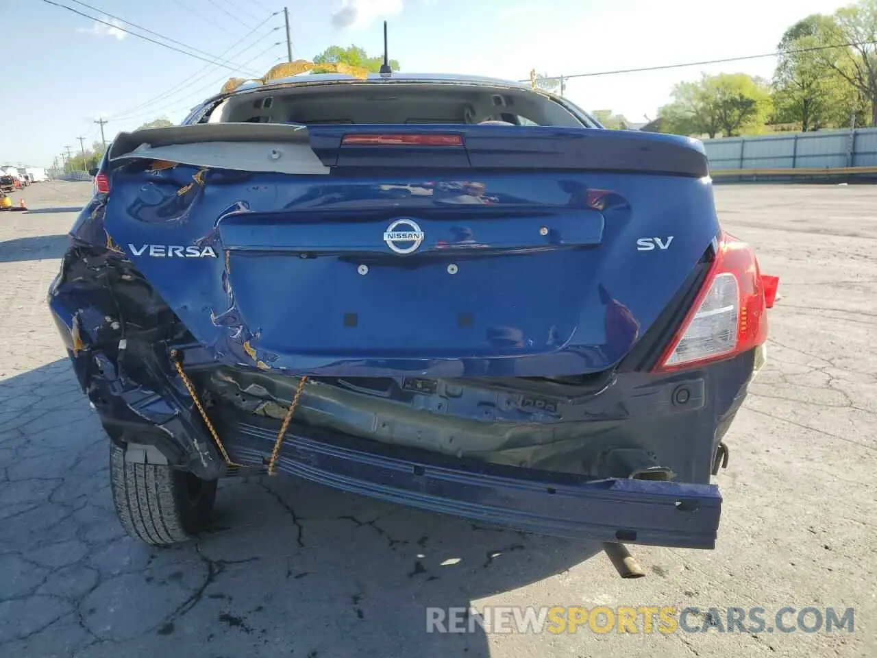 6 Фотография поврежденного автомобиля 3N1CN7AP7KL843835 NISSAN VERSA 2019