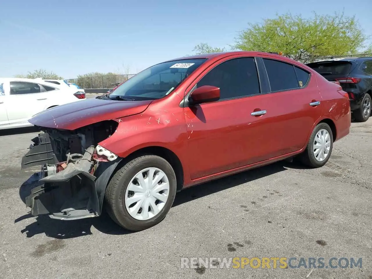 1 Фотография поврежденного автомобиля 3N1CN7AP7KL856214 NISSAN VERSA 2019