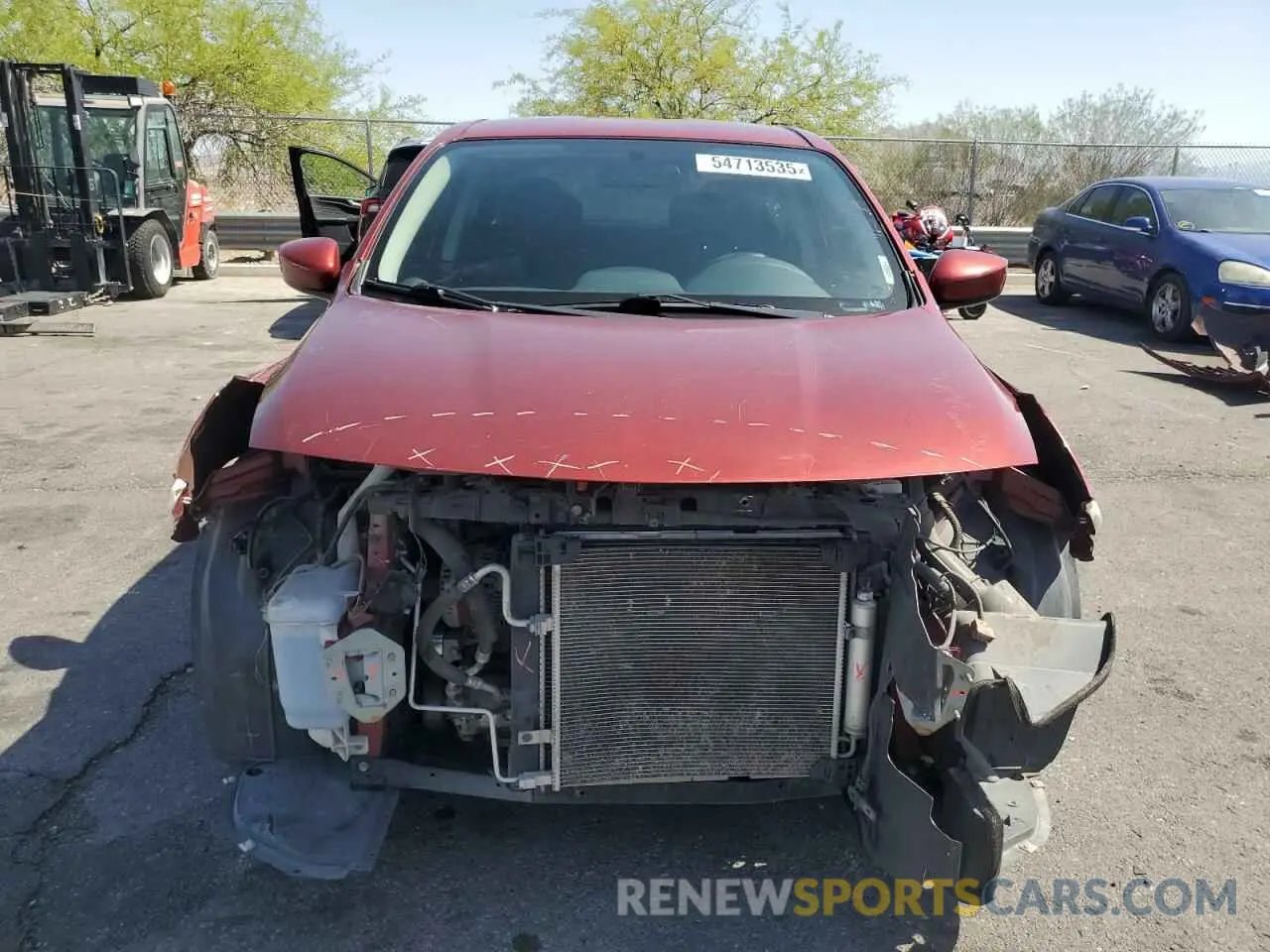 5 Фотография поврежденного автомобиля 3N1CN7AP7KL856214 NISSAN VERSA 2019