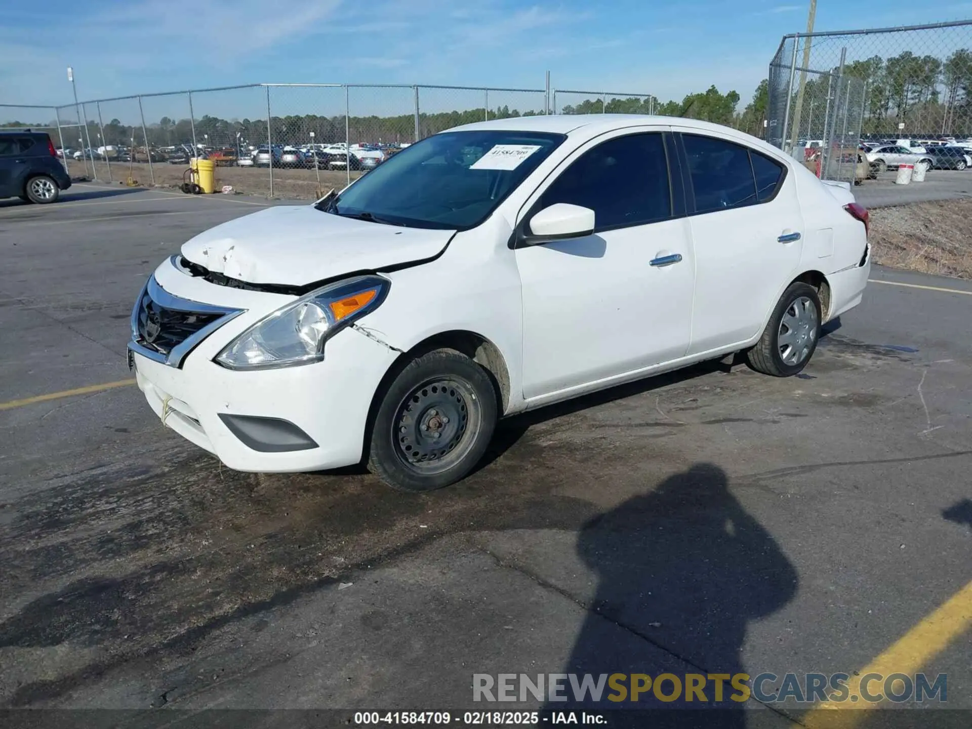 2 Photograph of a damaged car 3N1CN7AP7KL859582 NISSAN VERSA 2019