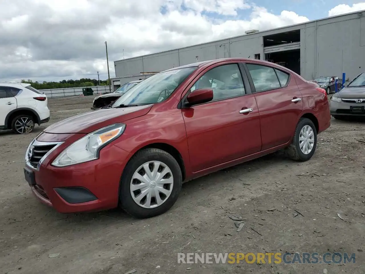 1 Photograph of a damaged car 3N1CN7AP7KL864362 NISSAN VERSA 2019