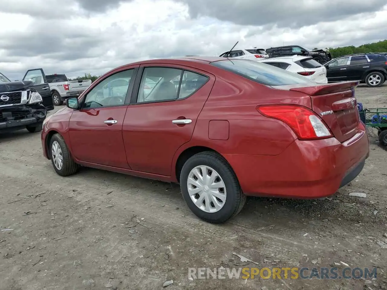 2 Photograph of a damaged car 3N1CN7AP7KL864362 NISSAN VERSA 2019