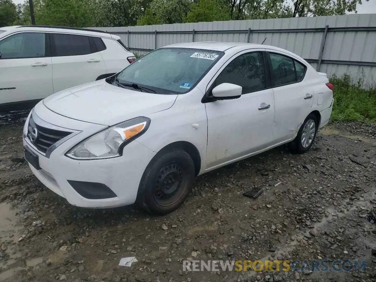 1 Photograph of a damaged car 3N1CN7AP7KL868072 NISSAN VERSA 2019