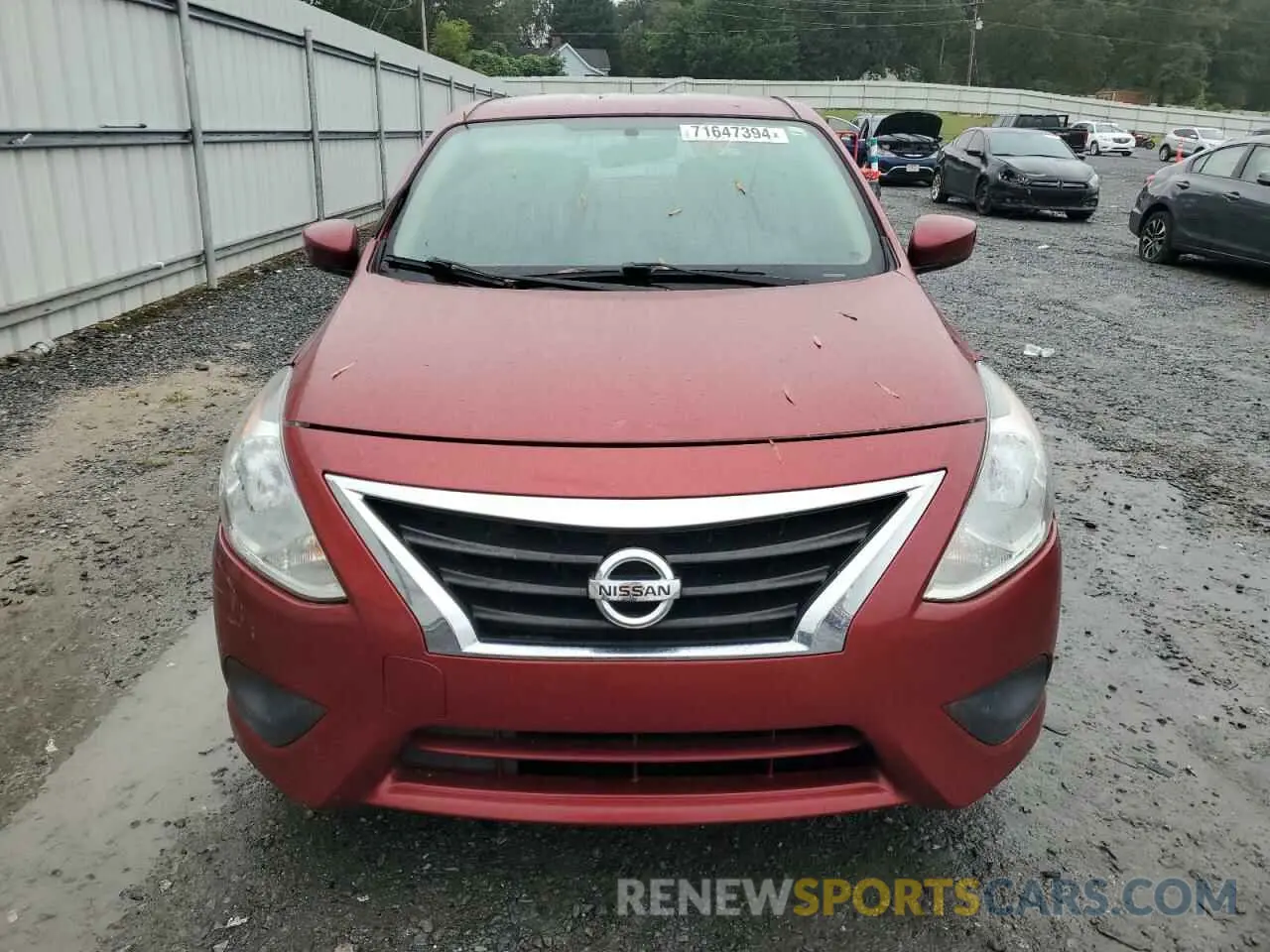 5 Фотография поврежденного автомобиля 3N1CN7AP7KL875796 NISSAN VERSA 2019