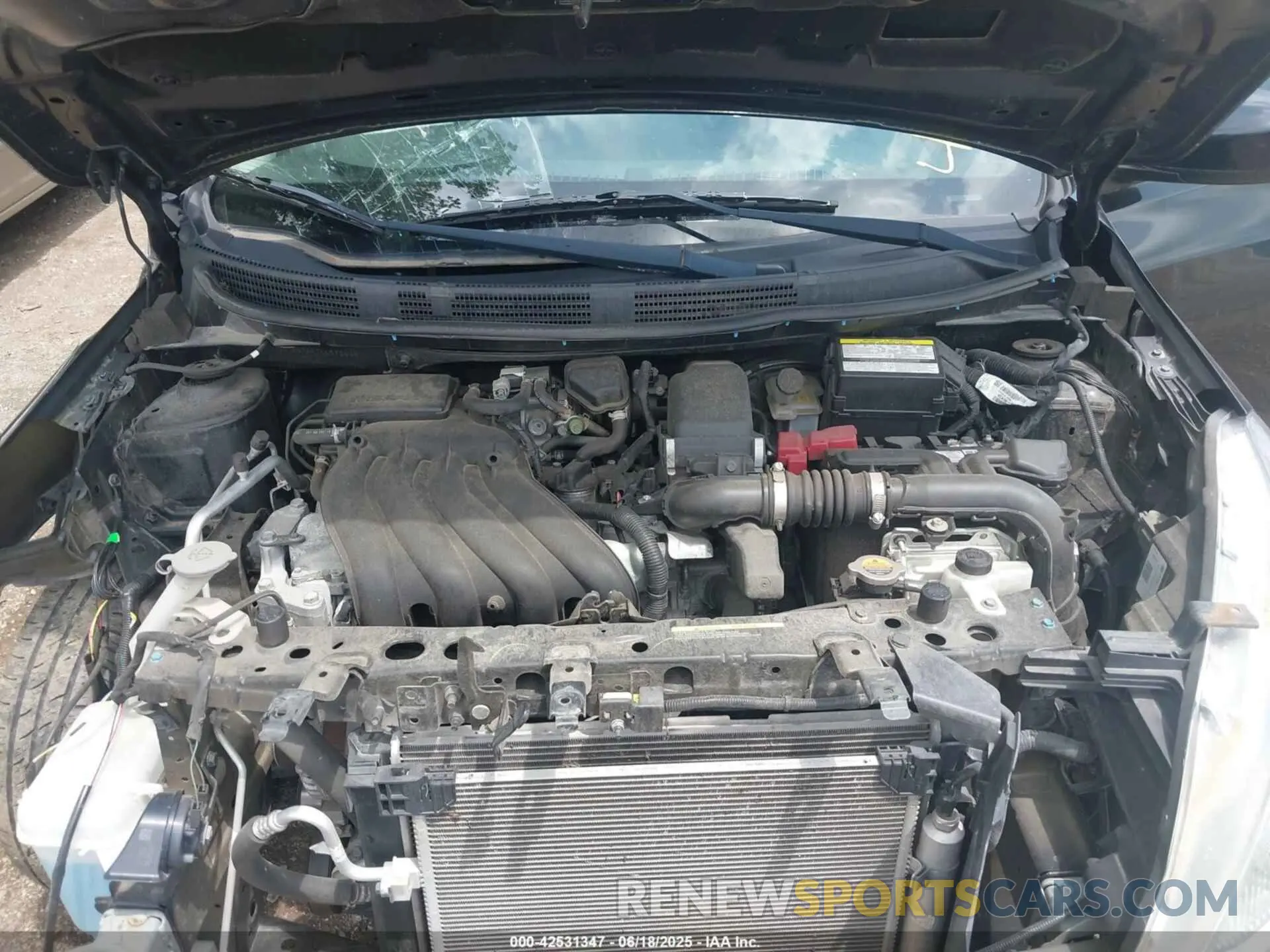 10 Photograph of a damaged car 3N1CN7AP7KL878648 NISSAN VERSA 2019