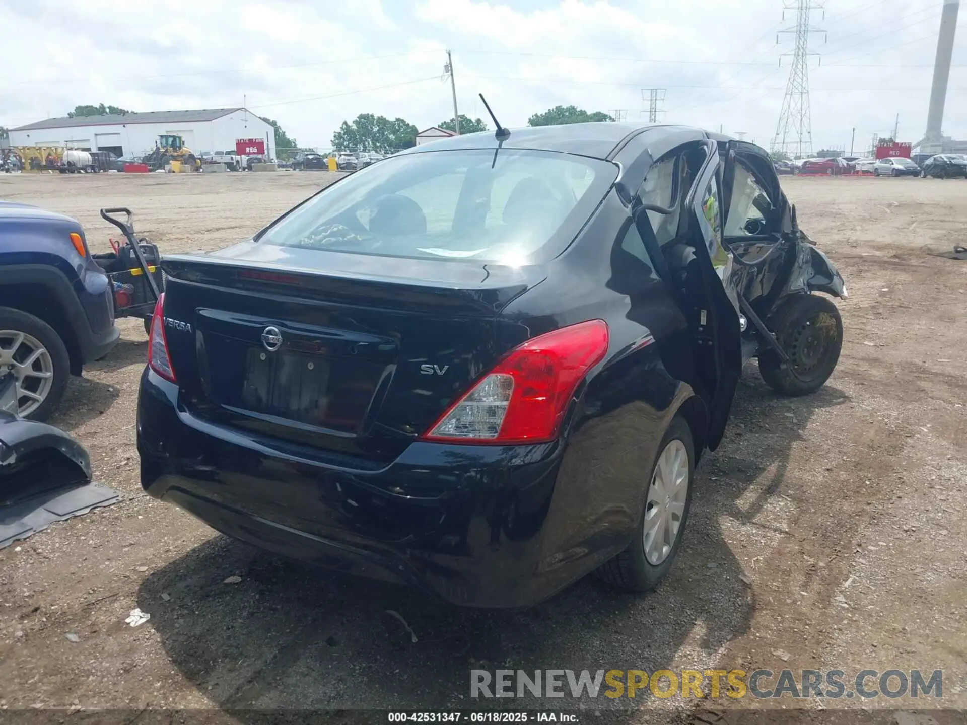 4 Photograph of a damaged car 3N1CN7AP7KL878648 NISSAN VERSA 2019