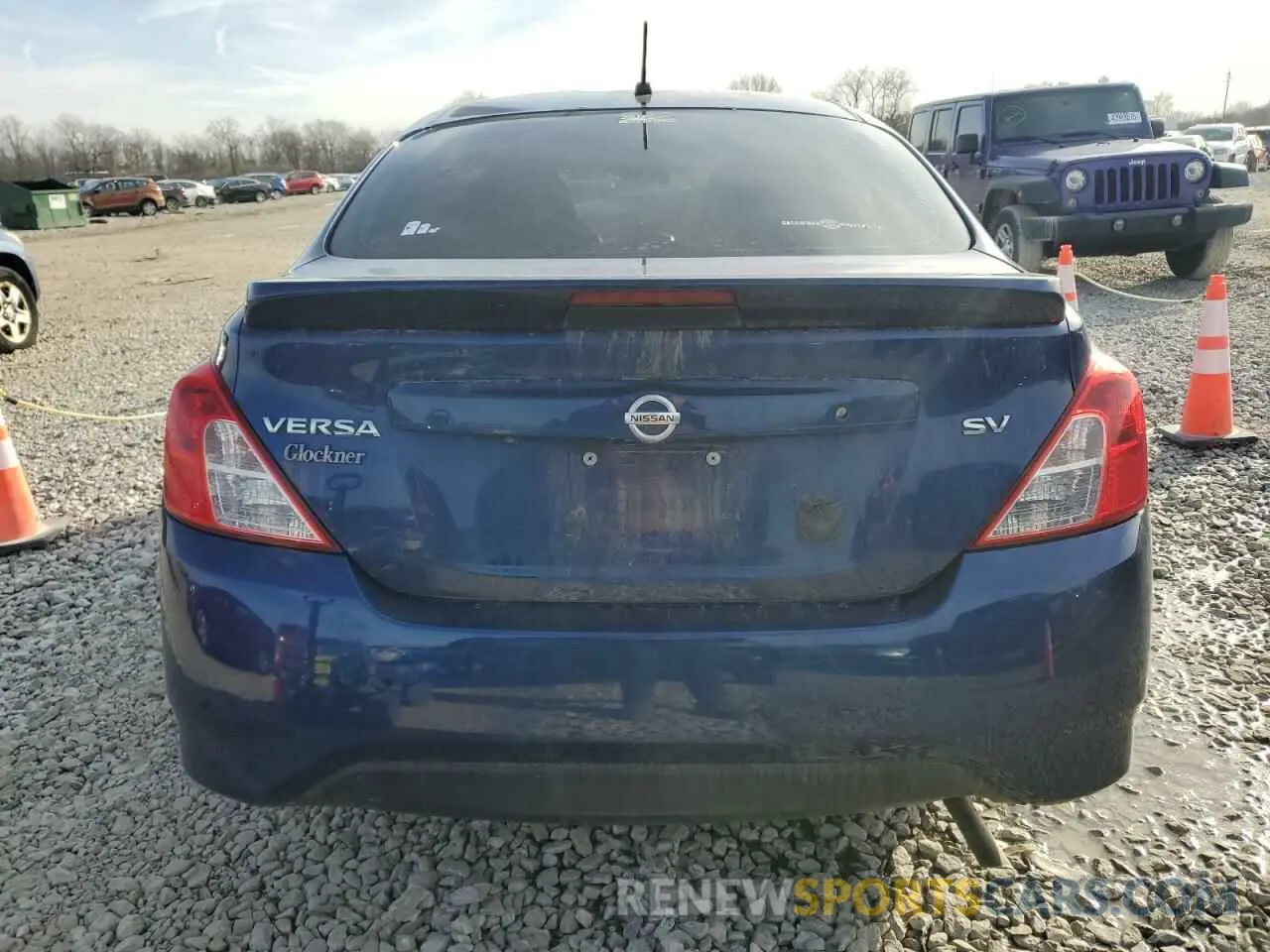 6 Фотография поврежденного автомобиля 3N1CN7AP8KL826560 NISSAN VERSA 2019