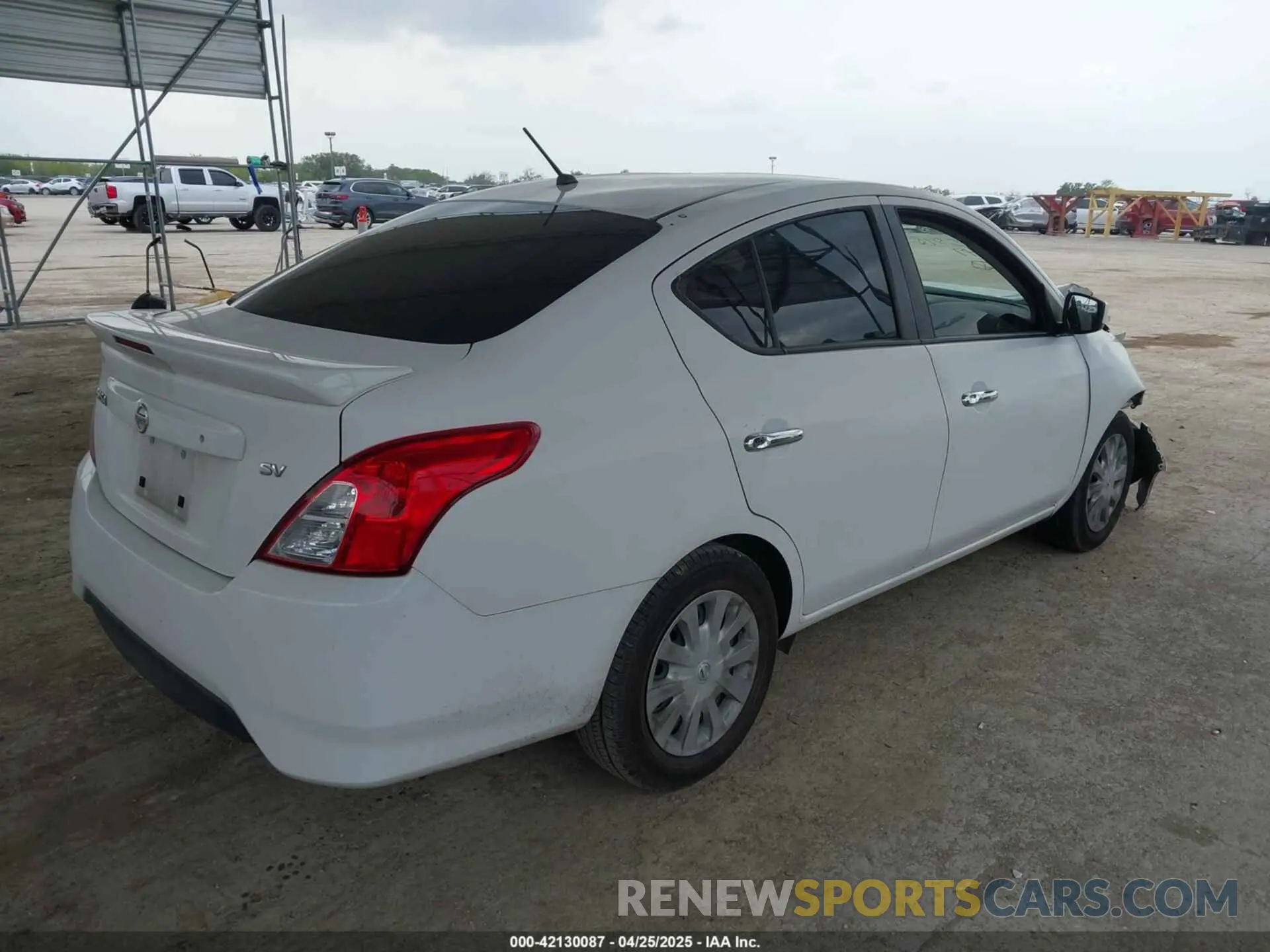 4 Photograph of a damaged car 3N1CN7AP8KL831449 NISSAN VERSA 2019