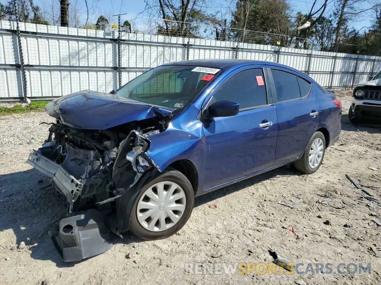 1 Фотография поврежденного автомобиля 3N1CN7AP8KL848395 NISSAN VERSA 2019