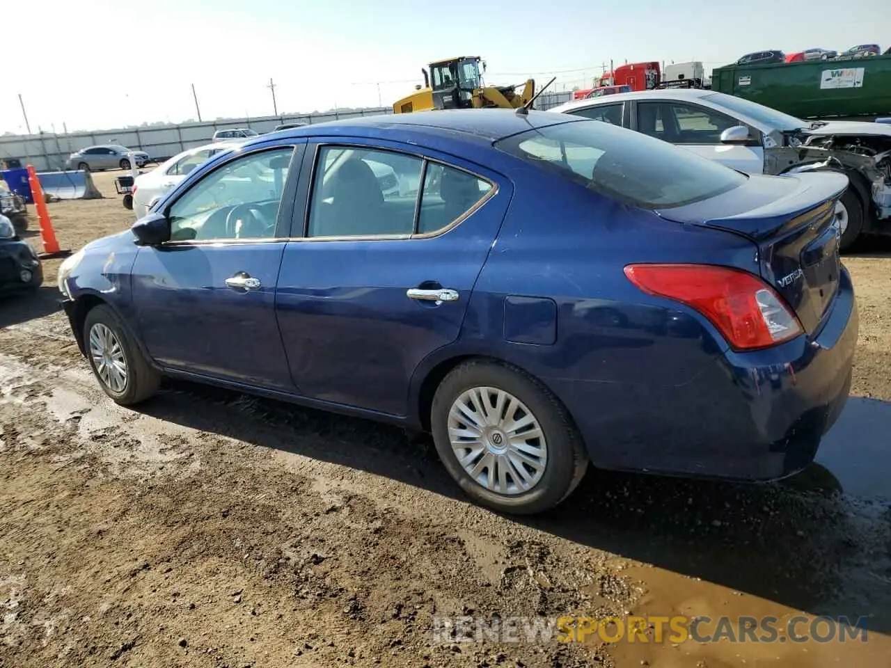 2 Photograph of a damaged car 3N1CN7AP8KL851765 NISSAN VERSA 2019