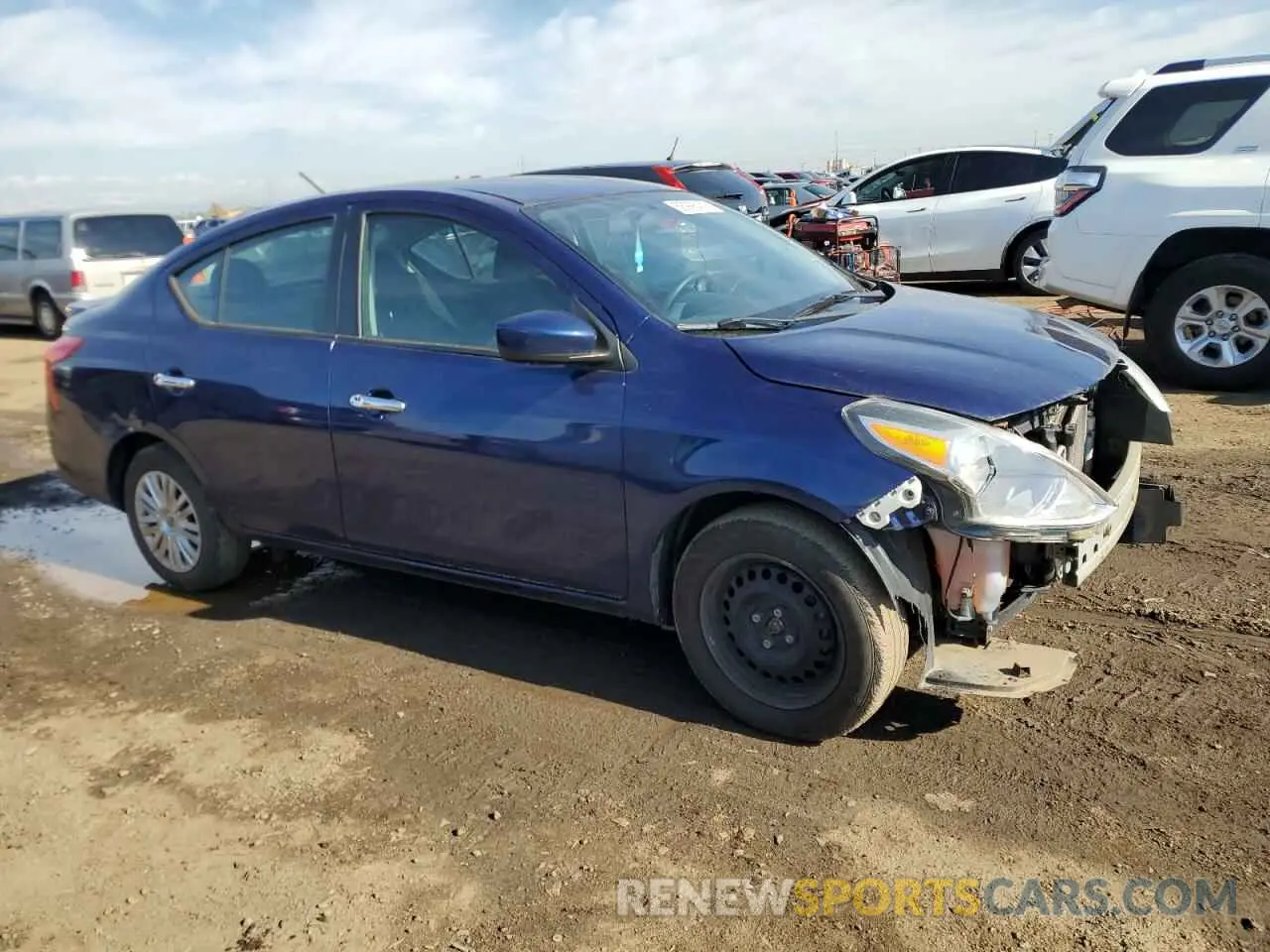 4 Photograph of a damaged car 3N1CN7AP8KL851765 NISSAN VERSA 2019